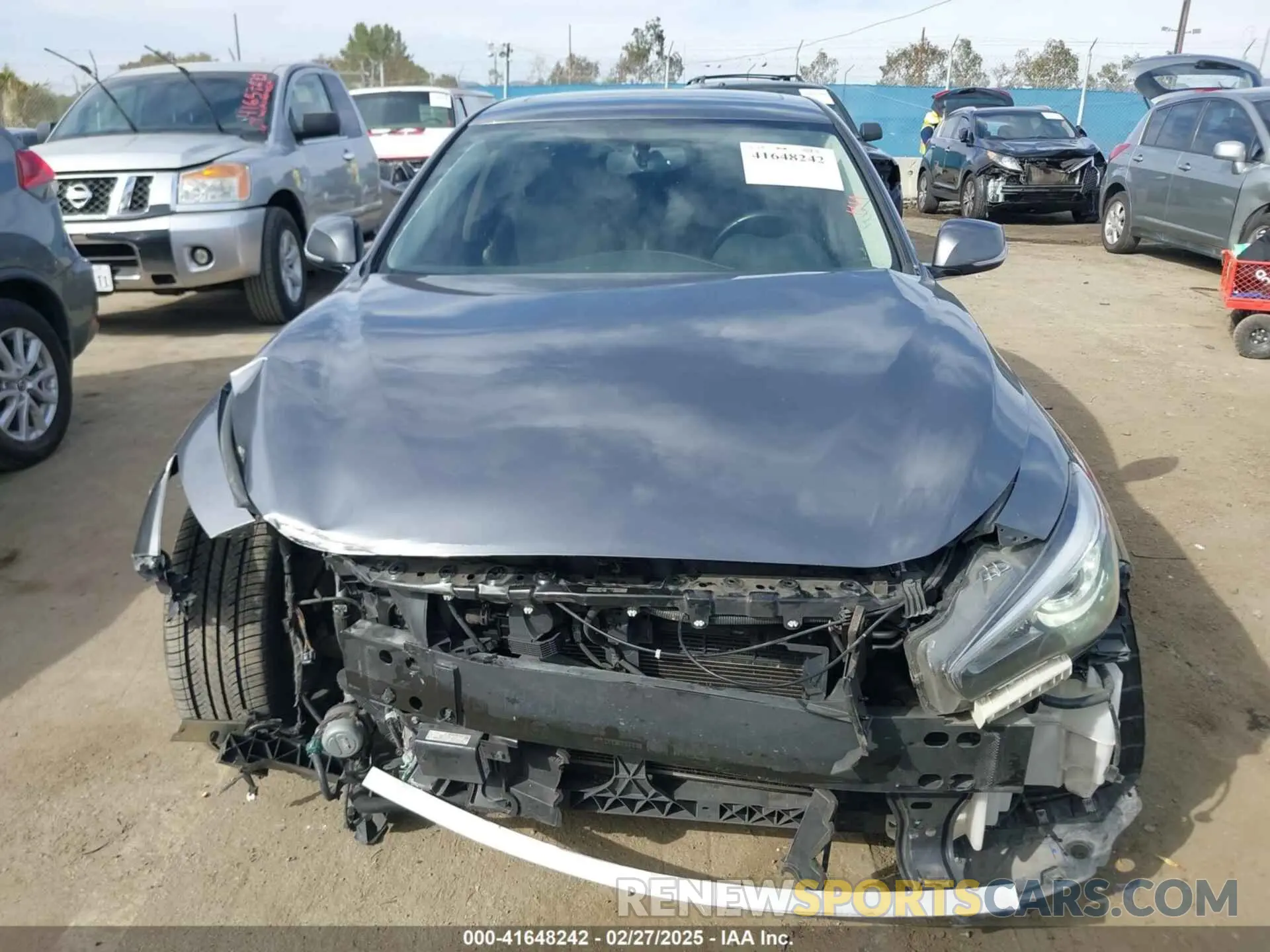13 Photograph of a damaged car JN1EV7AP4KM517649 INFINITI Q50 2019