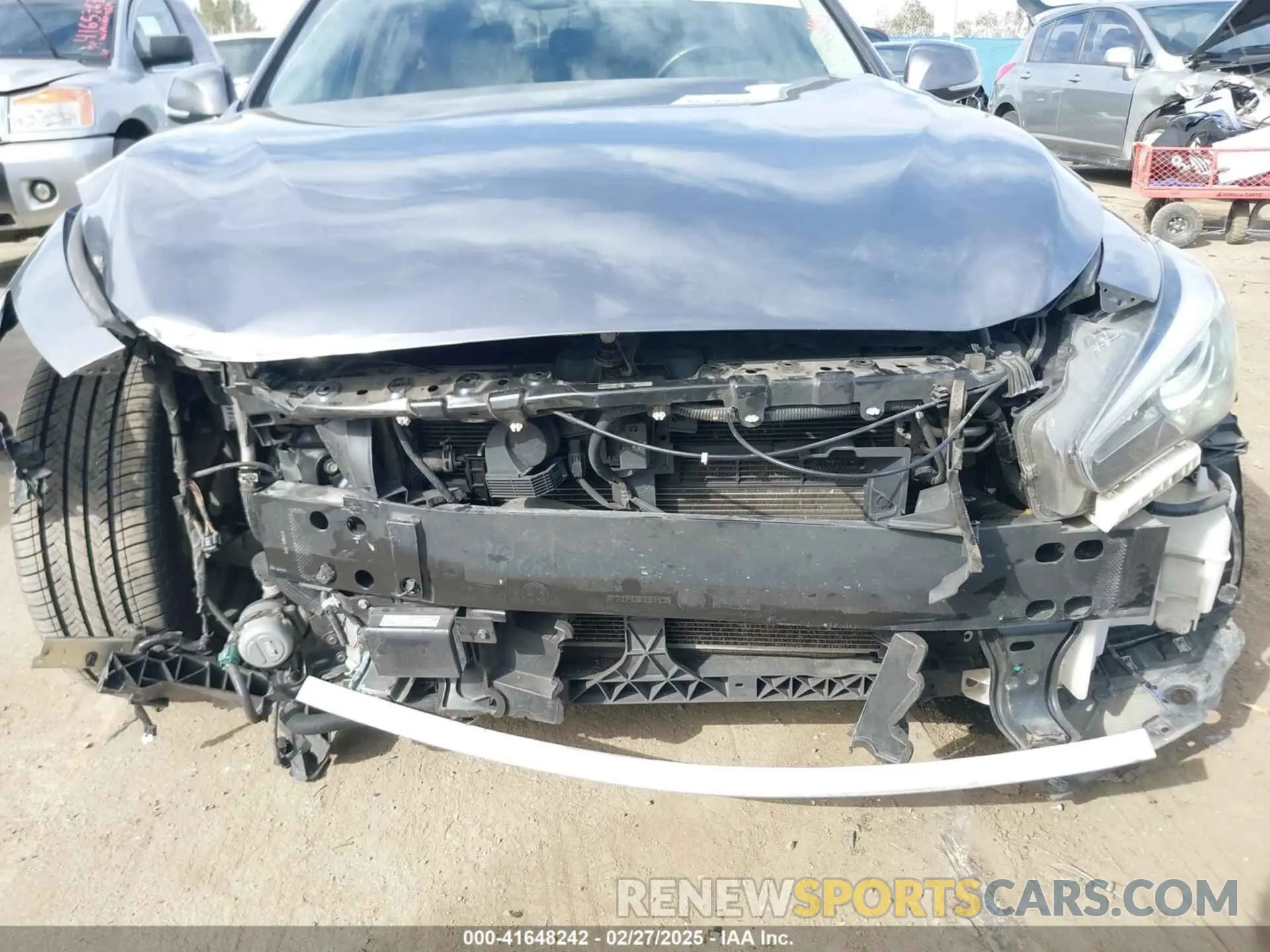 6 Photograph of a damaged car JN1EV7AP4KM517649 INFINITI Q50 2019