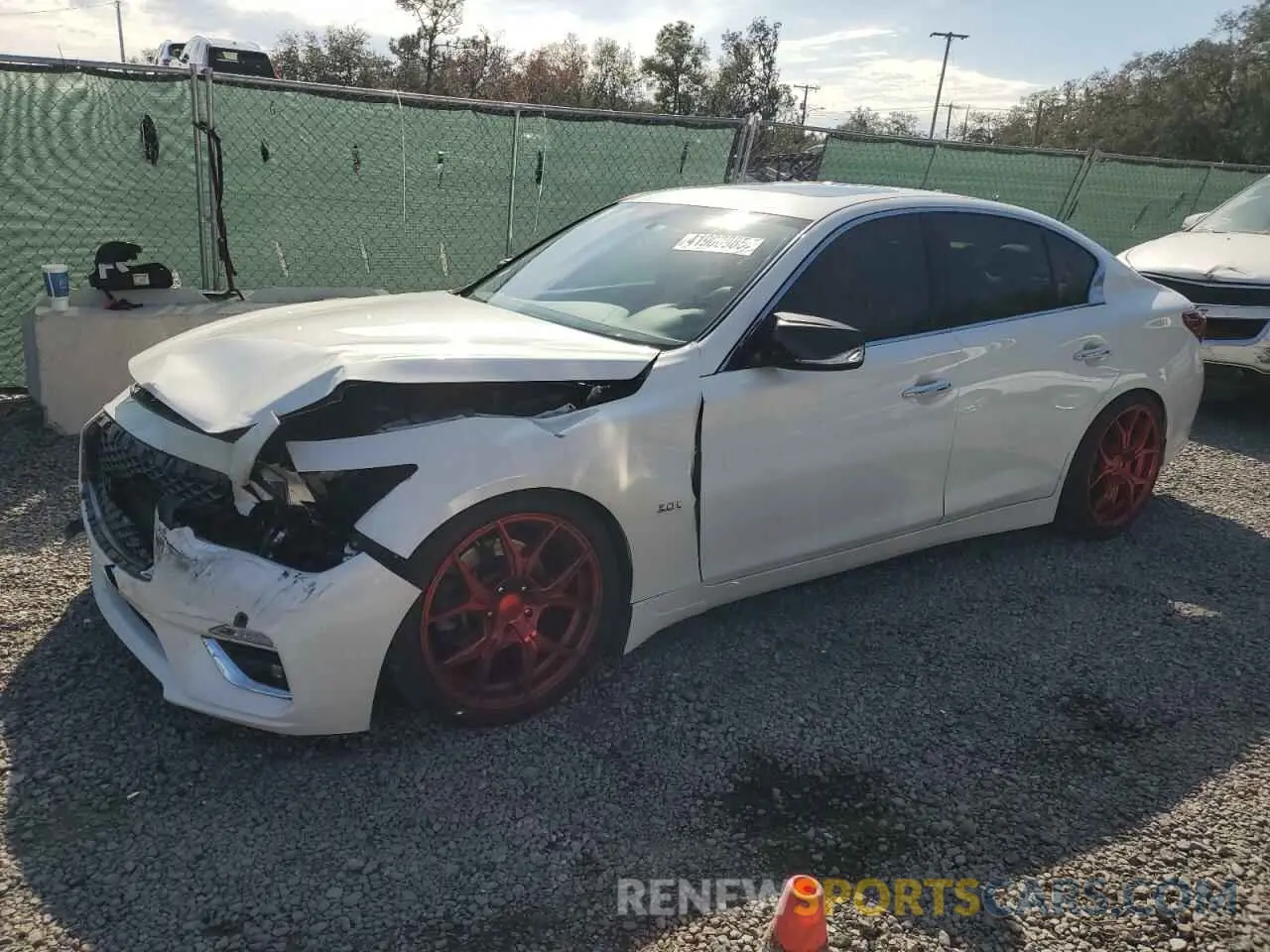 1 Photograph of a damaged car JN1EV7AP4KM541739 INFINITI Q50 2019