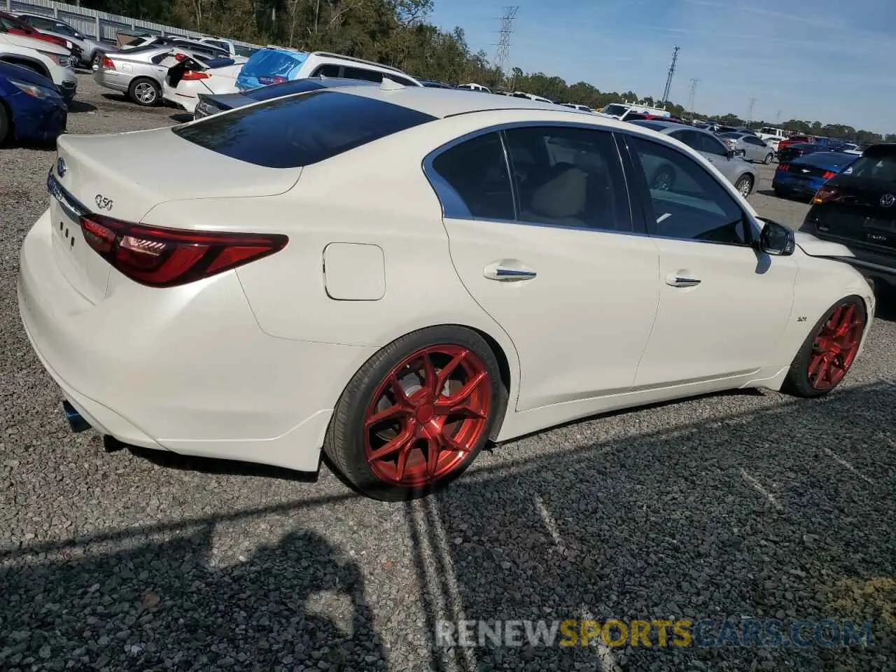 3 Photograph of a damaged car JN1EV7AP4KM541739 INFINITI Q50 2019