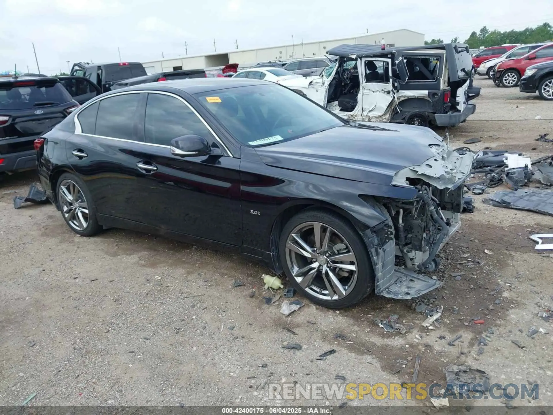 1 Photograph of a damaged car JN1EV7AP4KM542454 INFINITI Q50 2019