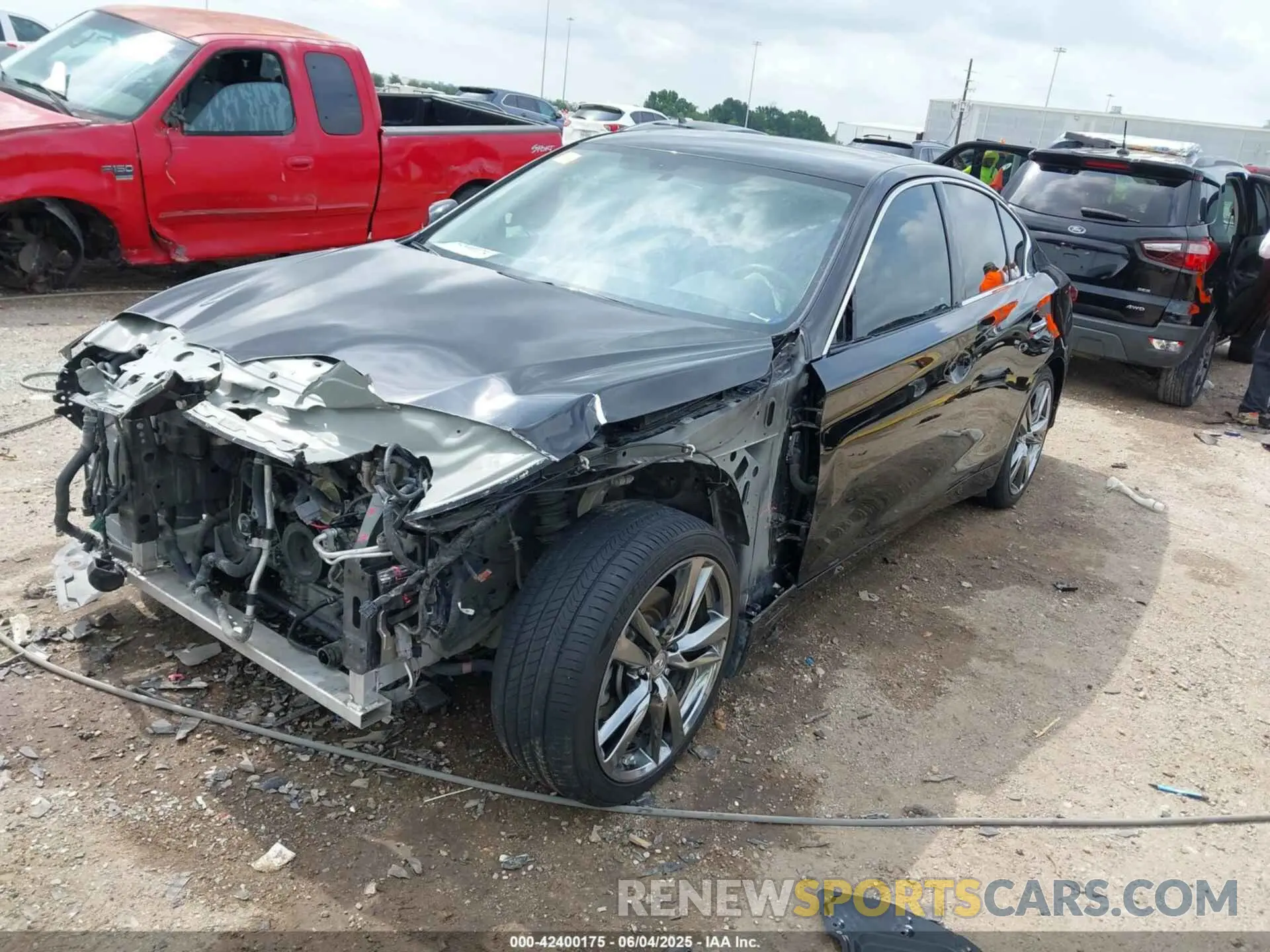 2 Photograph of a damaged car JN1EV7AP4KM542454 INFINITI Q50 2019