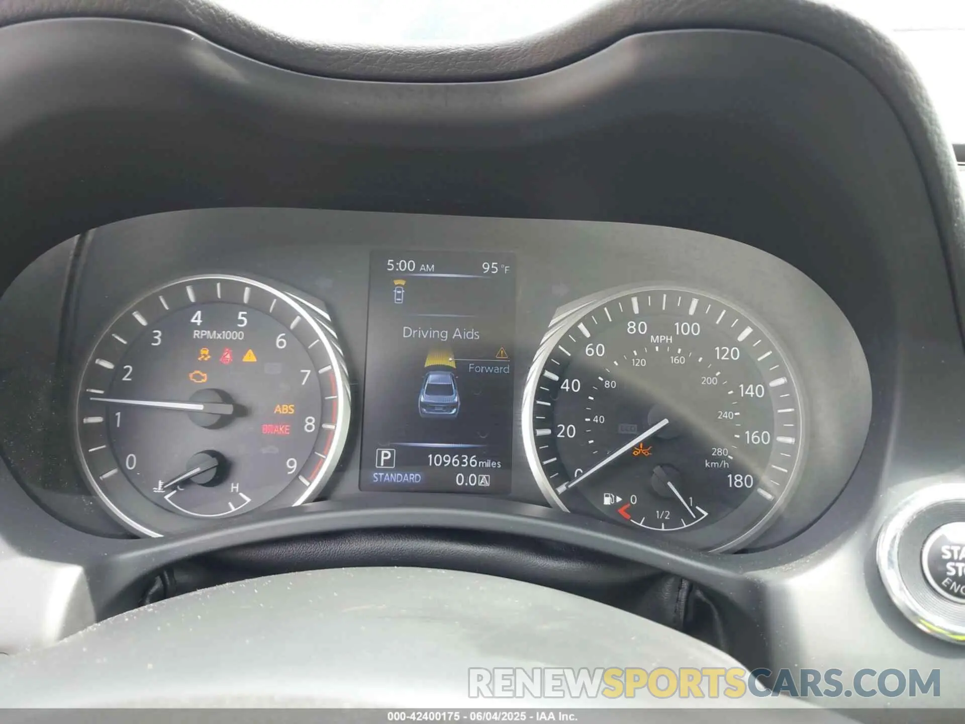 7 Photograph of a damaged car JN1EV7AP4KM542454 INFINITI Q50 2019