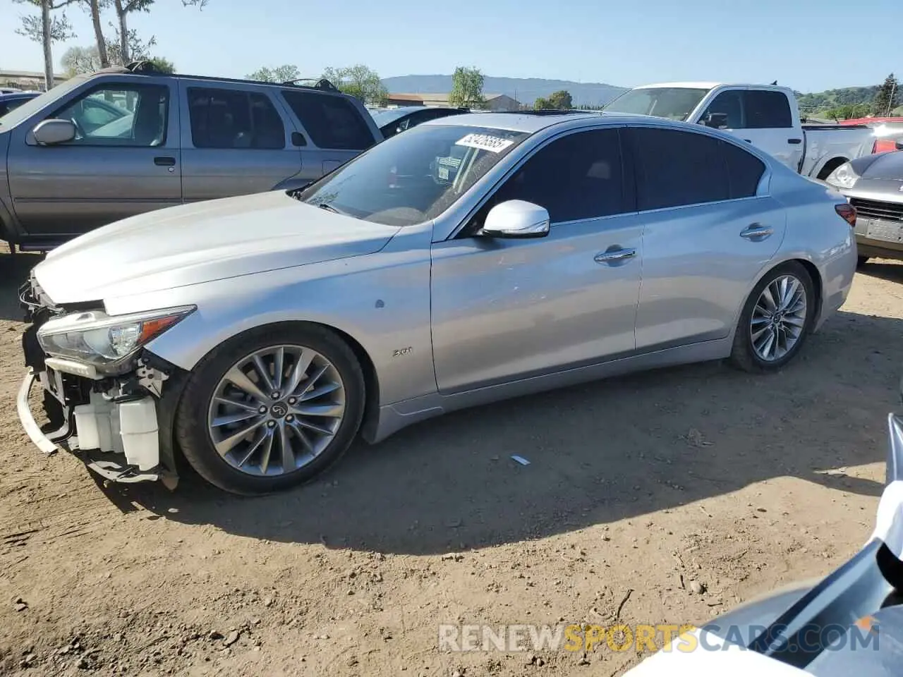 1 Photograph of a damaged car JN1EV7AP4KM543474 INFINITI Q50 2019