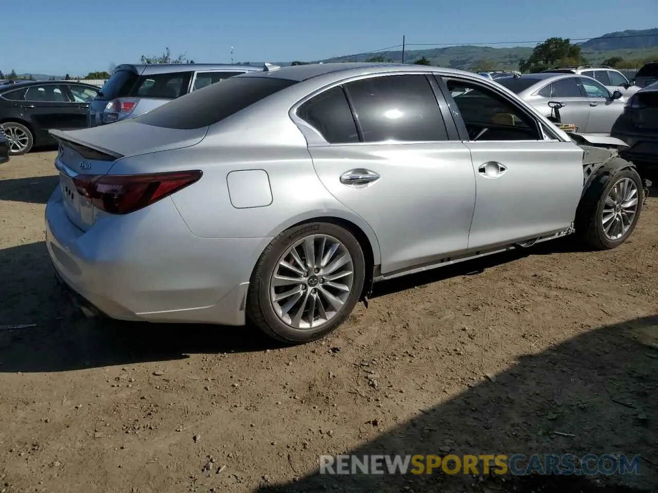 3 Photograph of a damaged car JN1EV7AP4KM543474 INFINITI Q50 2019