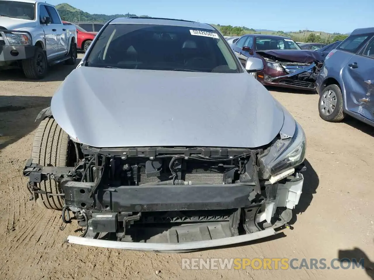 5 Photograph of a damaged car JN1EV7AP4KM543474 INFINITI Q50 2019