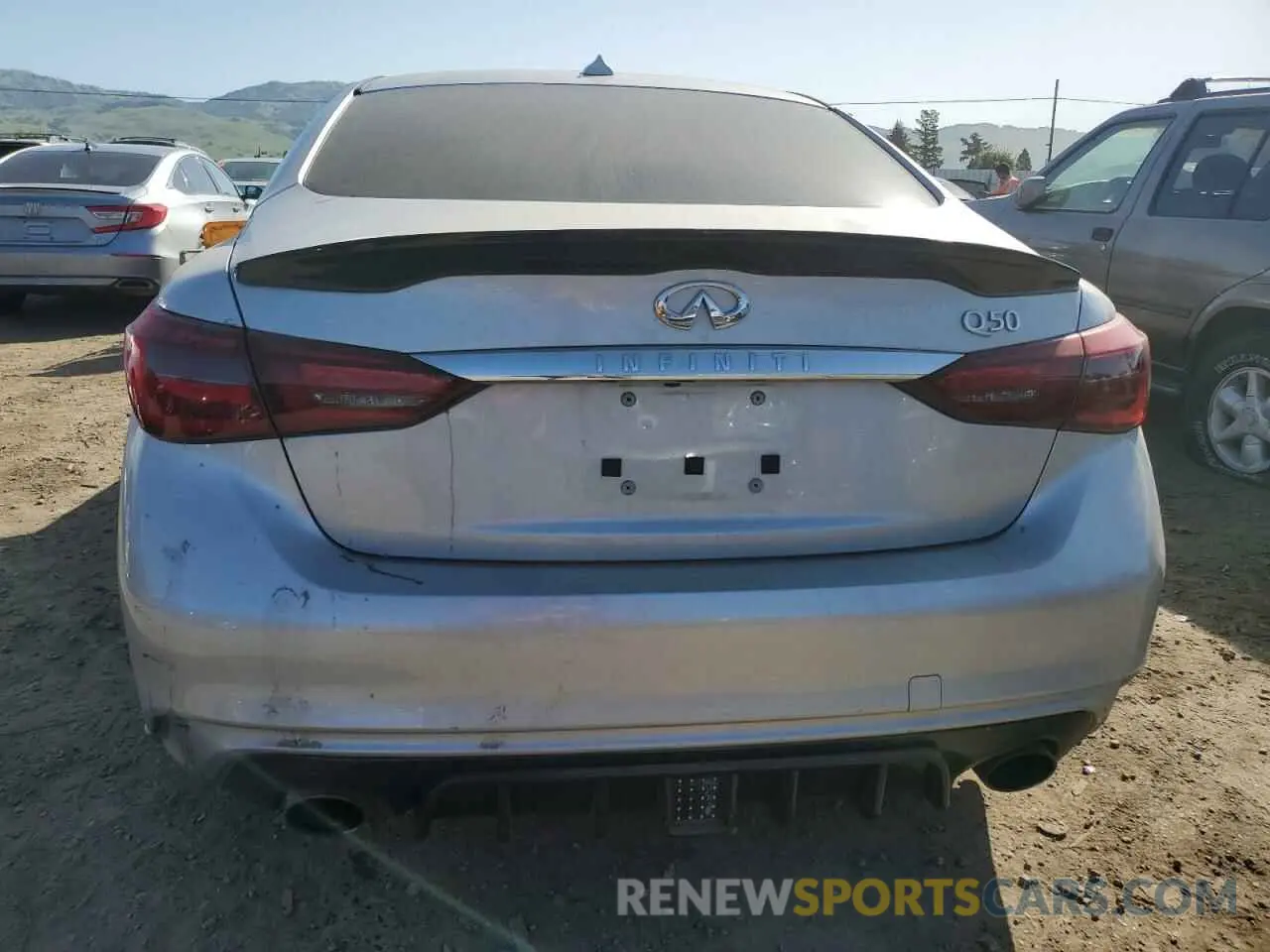 6 Photograph of a damaged car JN1EV7AP4KM543474 INFINITI Q50 2019
