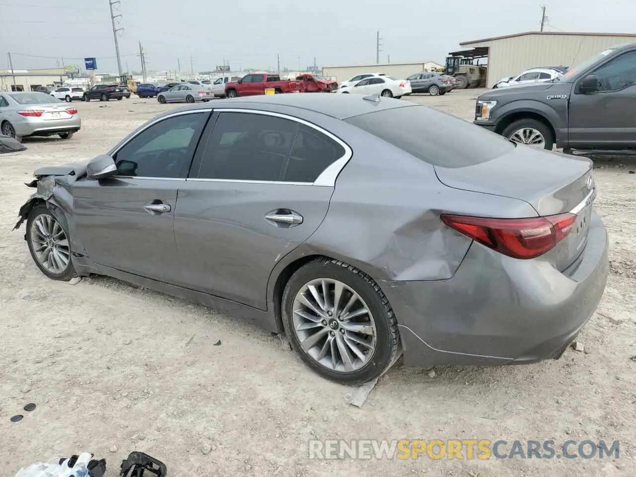 2 Photograph of a damaged car JN1EV7AP5KM511231 INFINITI Q50 2019