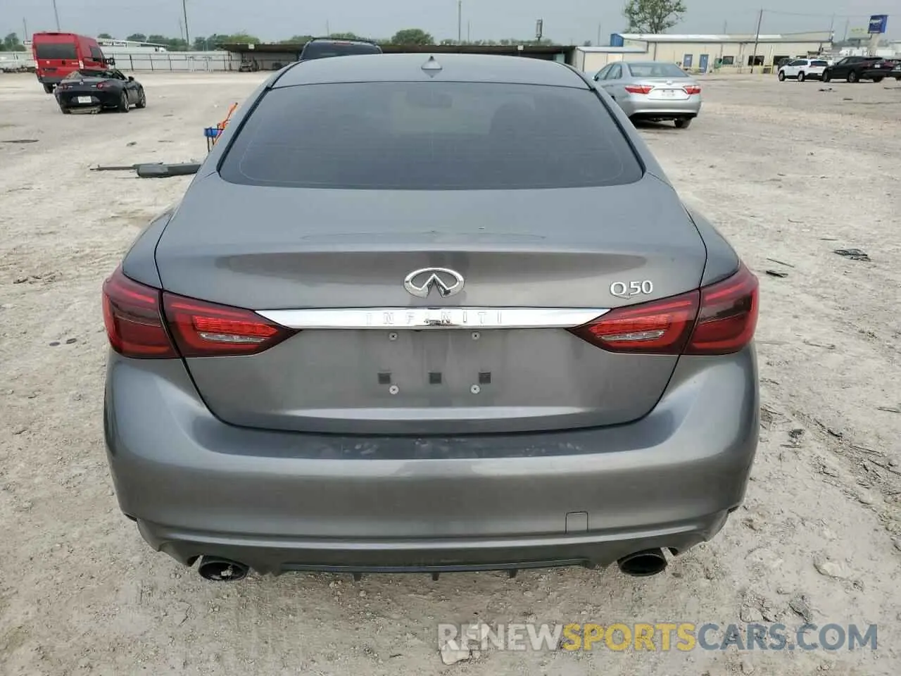 6 Photograph of a damaged car JN1EV7AP5KM511231 INFINITI Q50 2019
