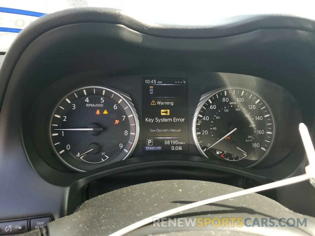 9 Photograph of a damaged car JN1EV7AP5KM511231 INFINITI Q50 2019