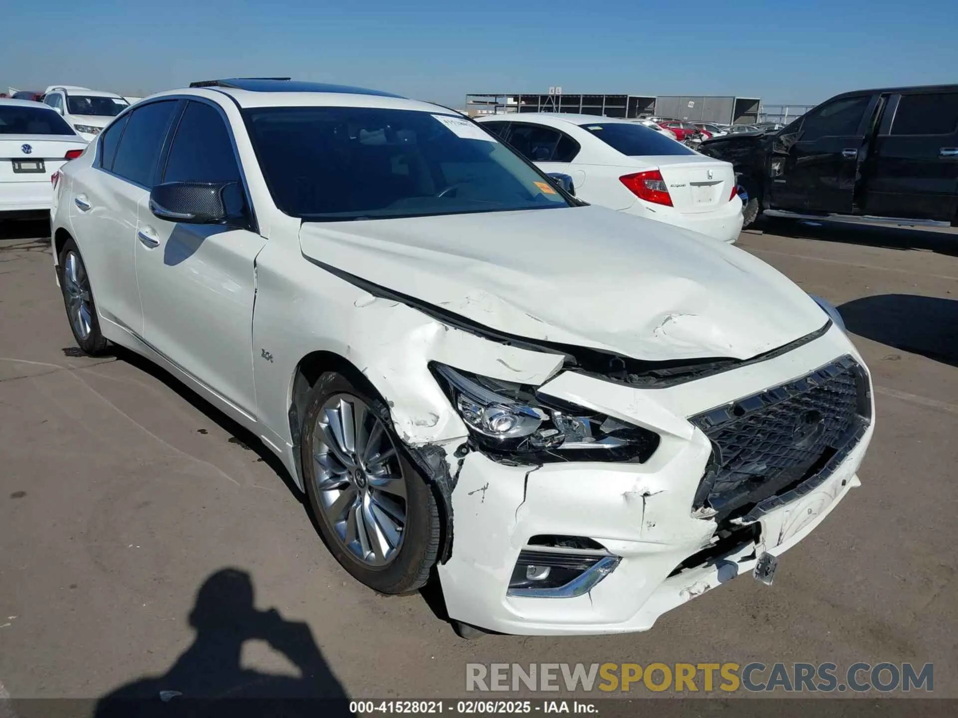 6 Photograph of a damaged car JN1EV7AP5KM514713 INFINITI Q50 2019
