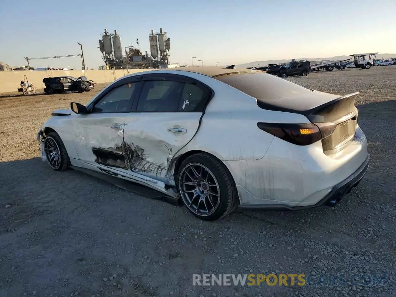 2 Photograph of a damaged car JN1EV7AP5KM543869 INFINITI Q50 2019