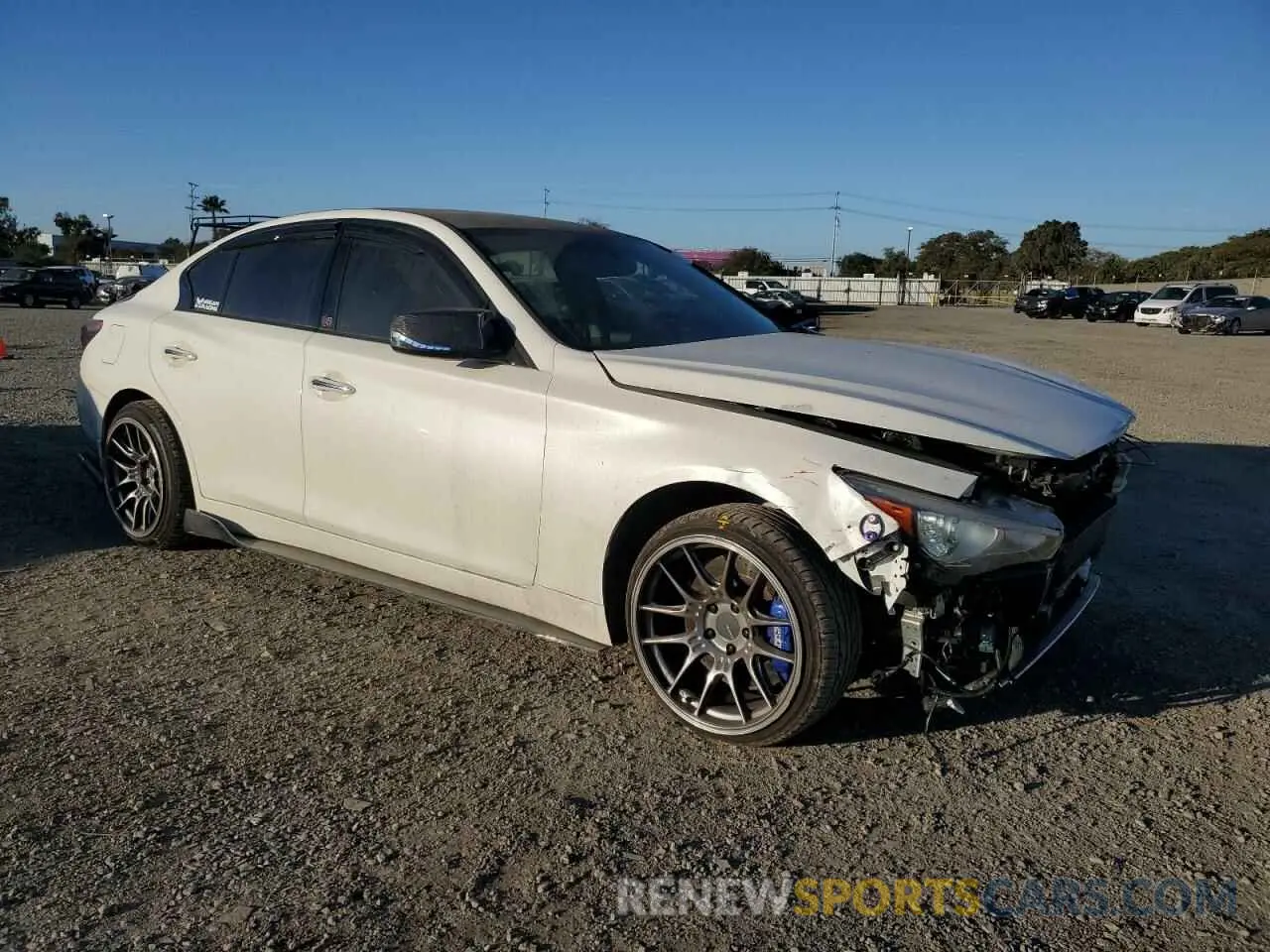 4 Photograph of a damaged car JN1EV7AP5KM543869 INFINITI Q50 2019