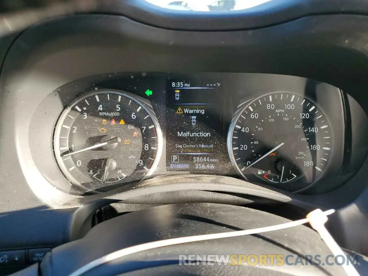 9 Photograph of a damaged car JN1EV7AP5KM543869 INFINITI Q50 2019