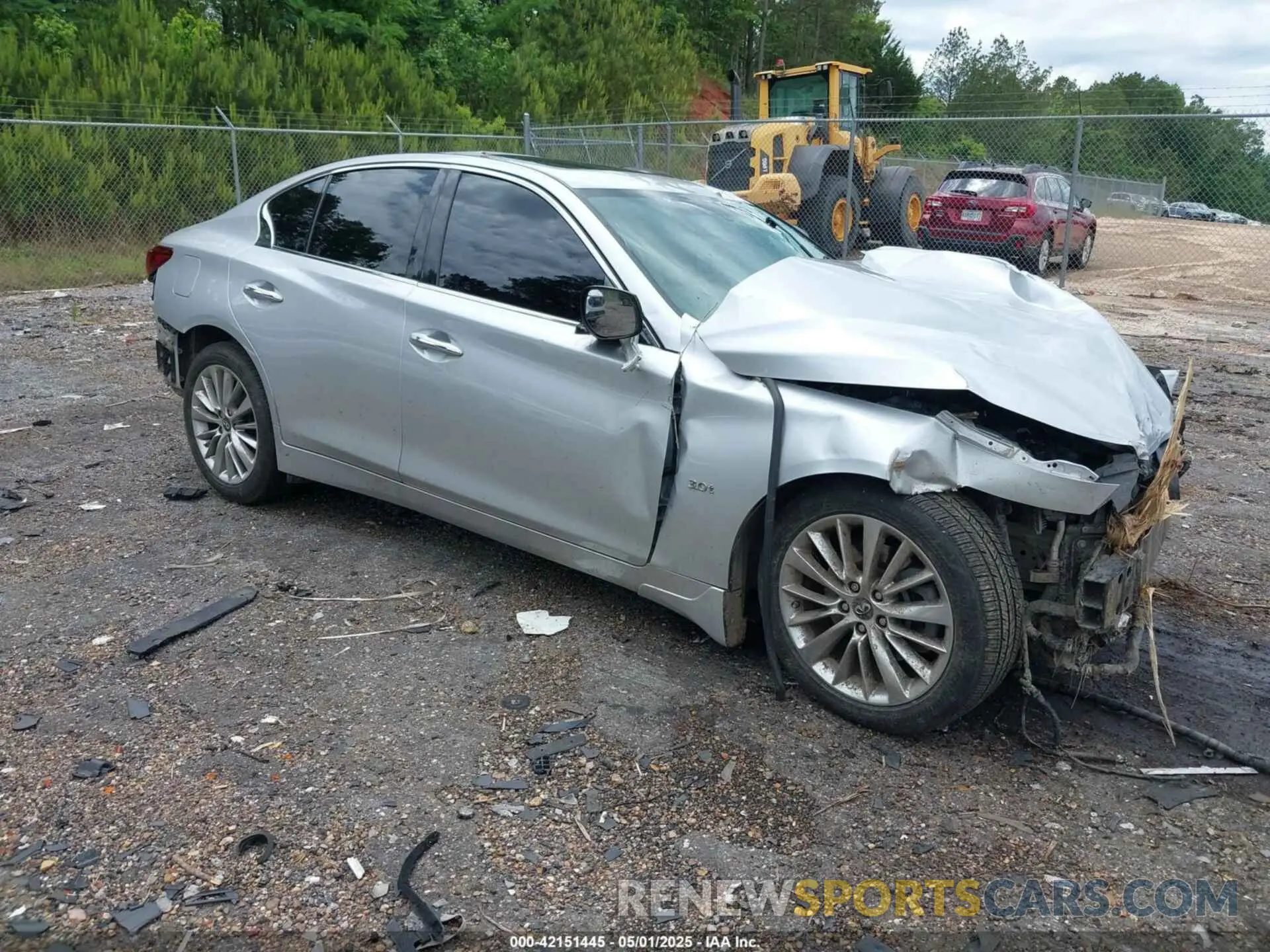 1 Photograph of a damaged car JN1EV7AP6KM512713 INFINITI Q50 2019