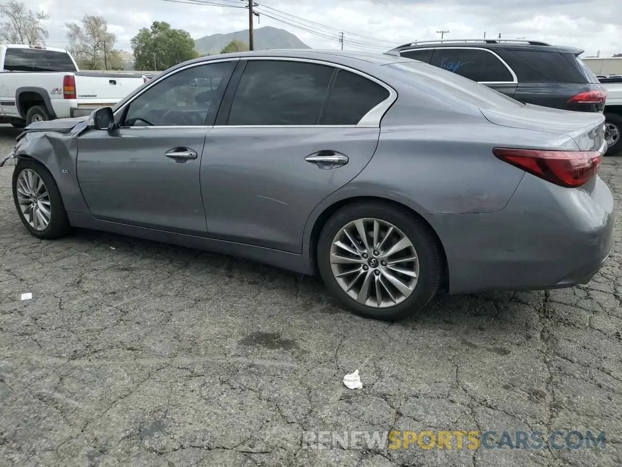 2 Photograph of a damaged car JN1EV7AP6KM513800 INFINITI Q50 2019