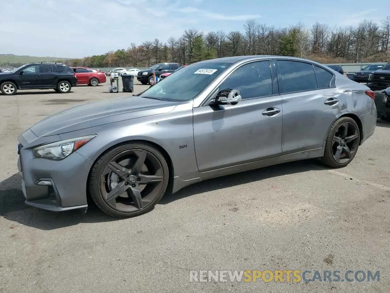 1 Photograph of a damaged car JN1EV7AP6KM514090 INFINITI Q50 2019