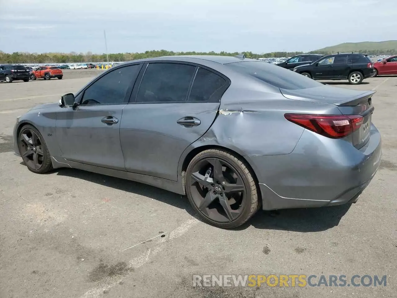 2 Photograph of a damaged car JN1EV7AP6KM514090 INFINITI Q50 2019