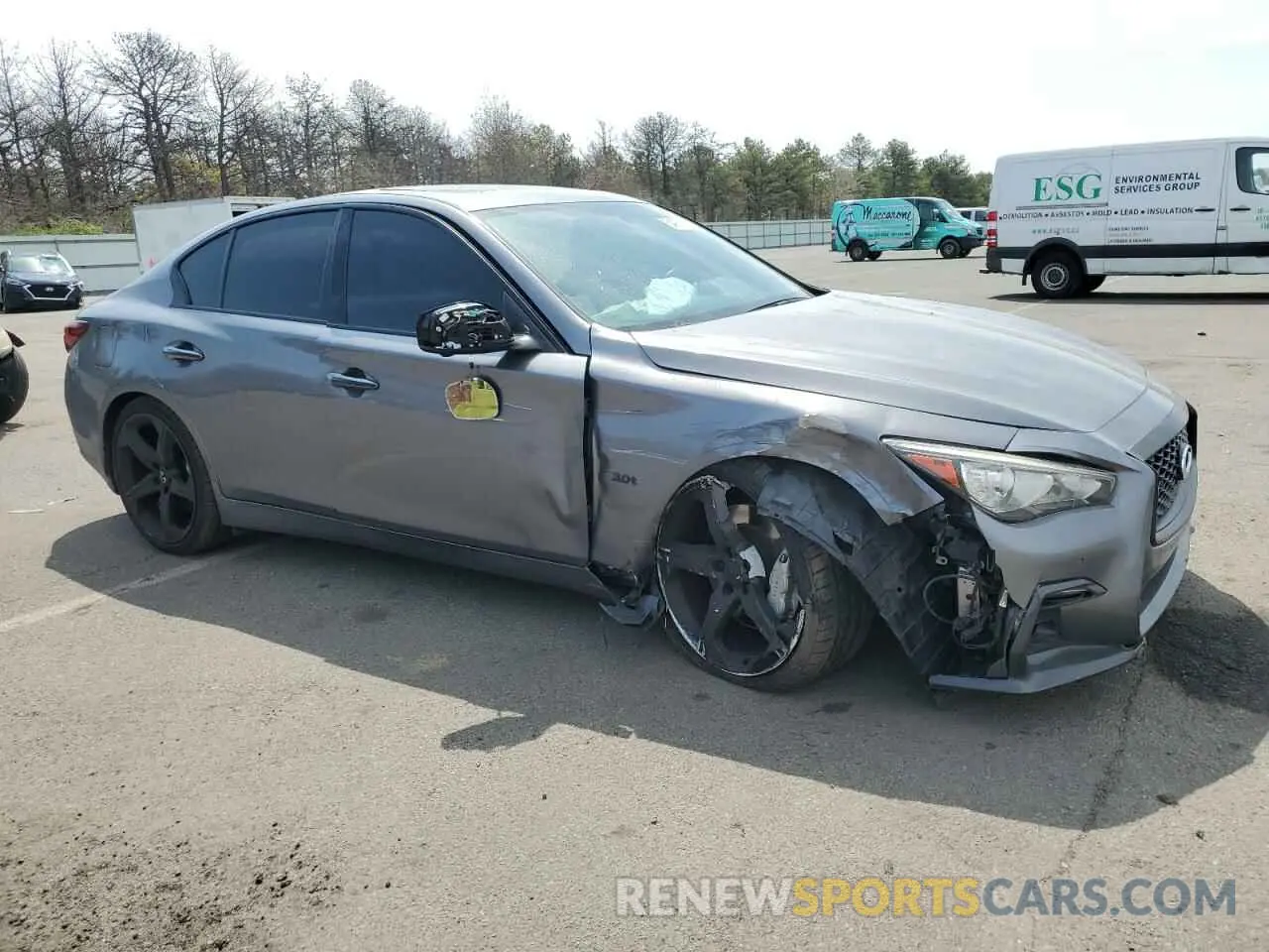 4 Photograph of a damaged car JN1EV7AP6KM514090 INFINITI Q50 2019