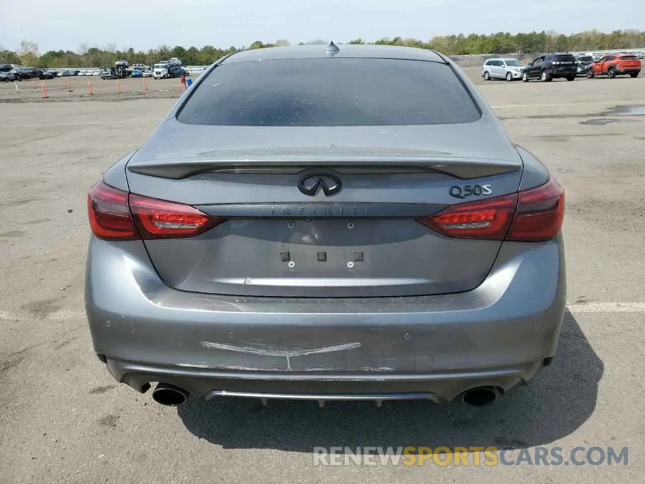 6 Photograph of a damaged car JN1EV7AP6KM514090 INFINITI Q50 2019