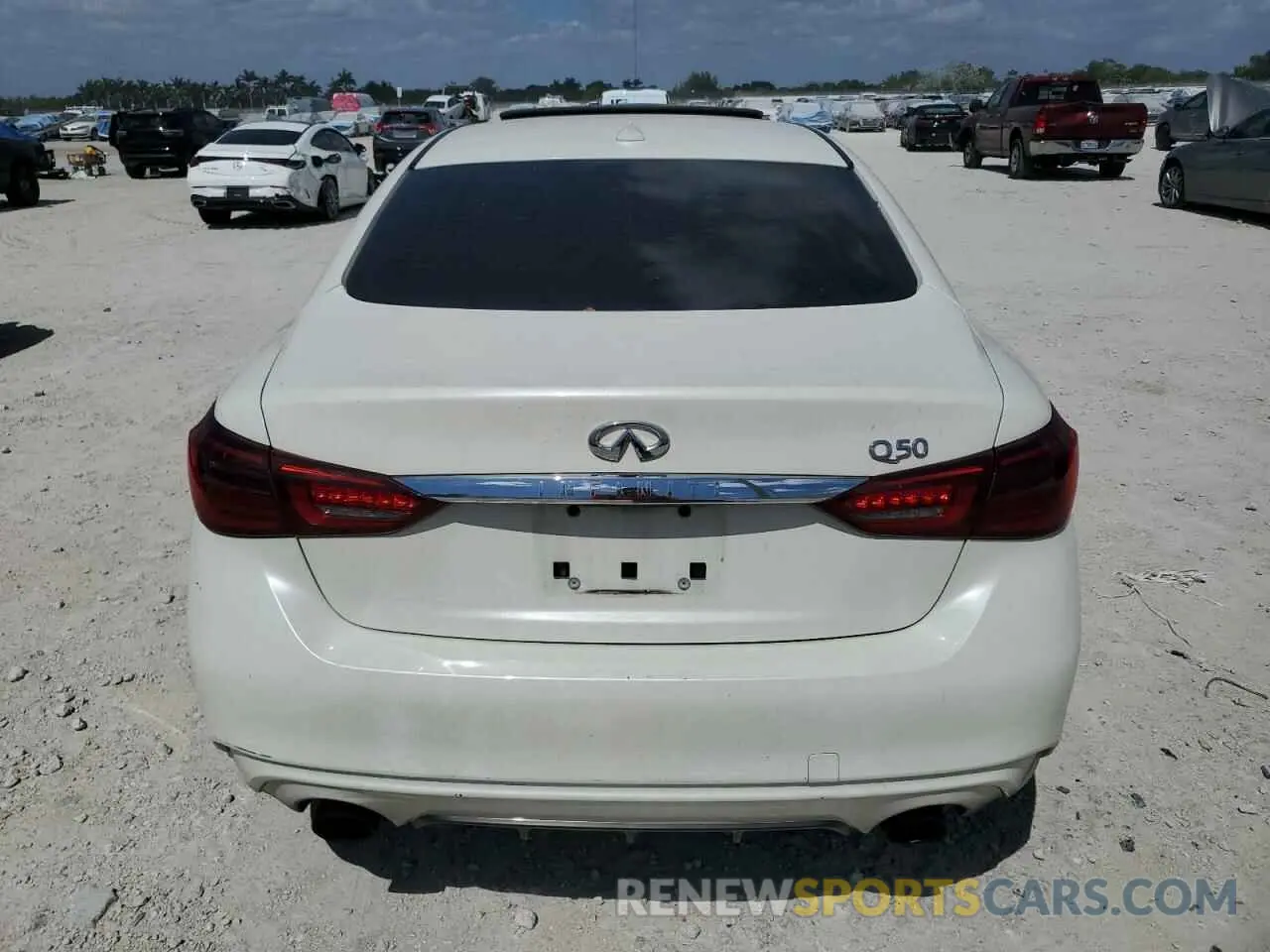 6 Photograph of a damaged car JN1EV7AP6KM514994 INFINITI Q50 2019