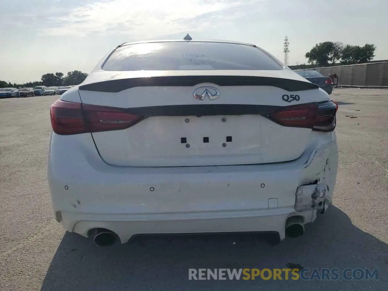 6 Photograph of a damaged car JN1EV7AP6KM515420 INFINITI Q50 2019