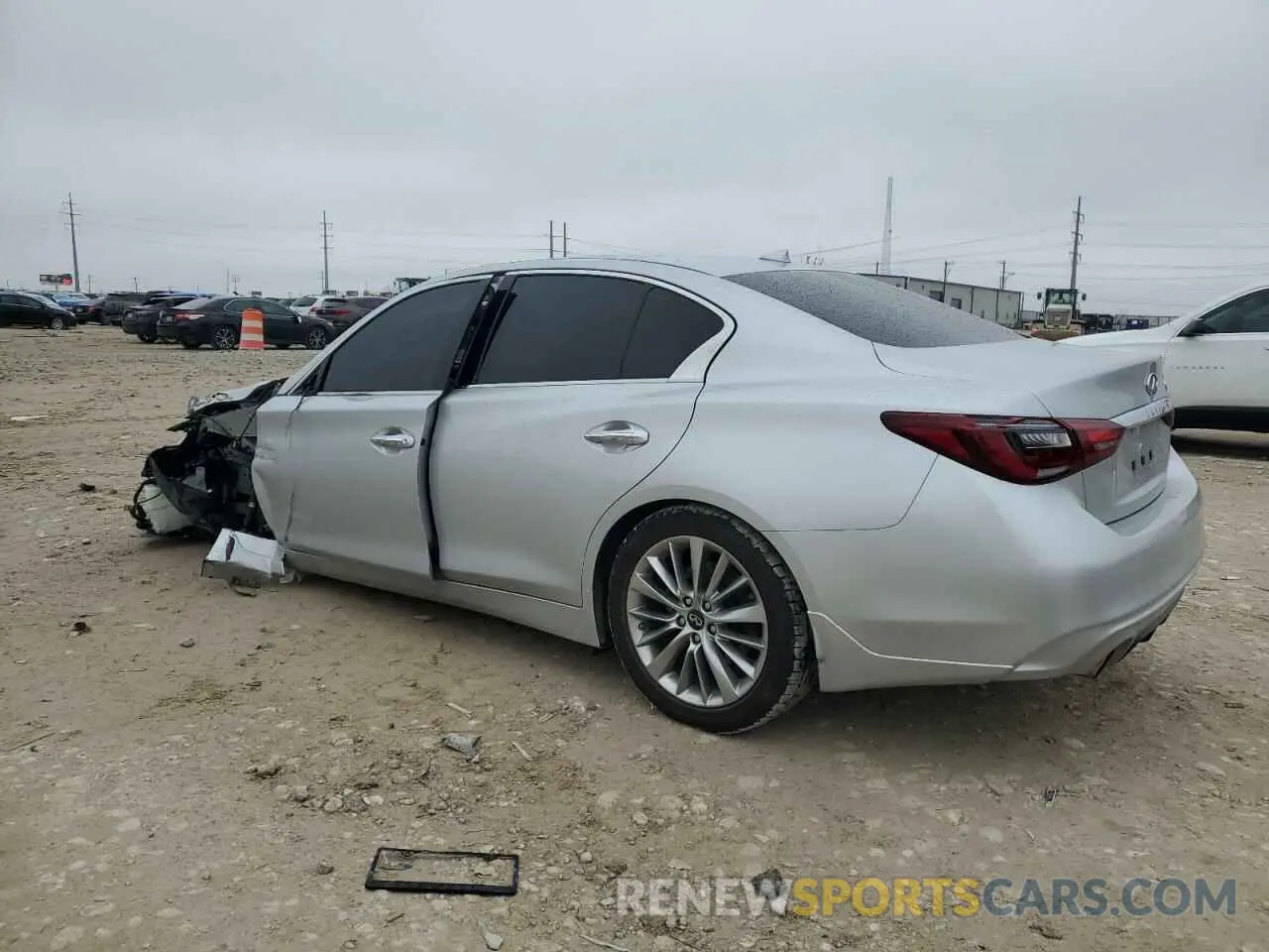 2 Photograph of a damaged car JN1EV7AP6KM515563 INFINITI Q50 2019