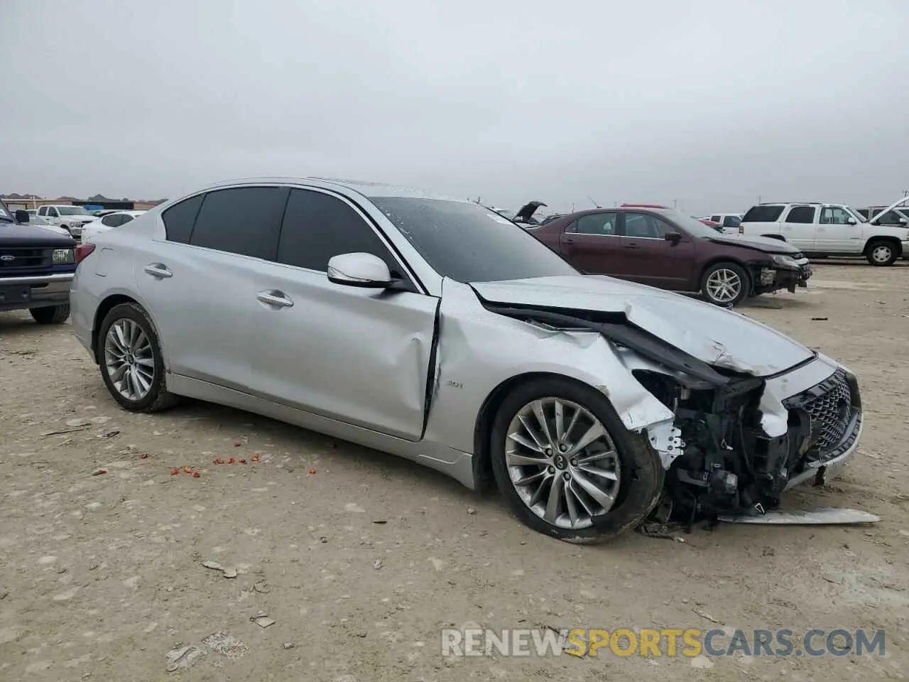 4 Photograph of a damaged car JN1EV7AP6KM515563 INFINITI Q50 2019