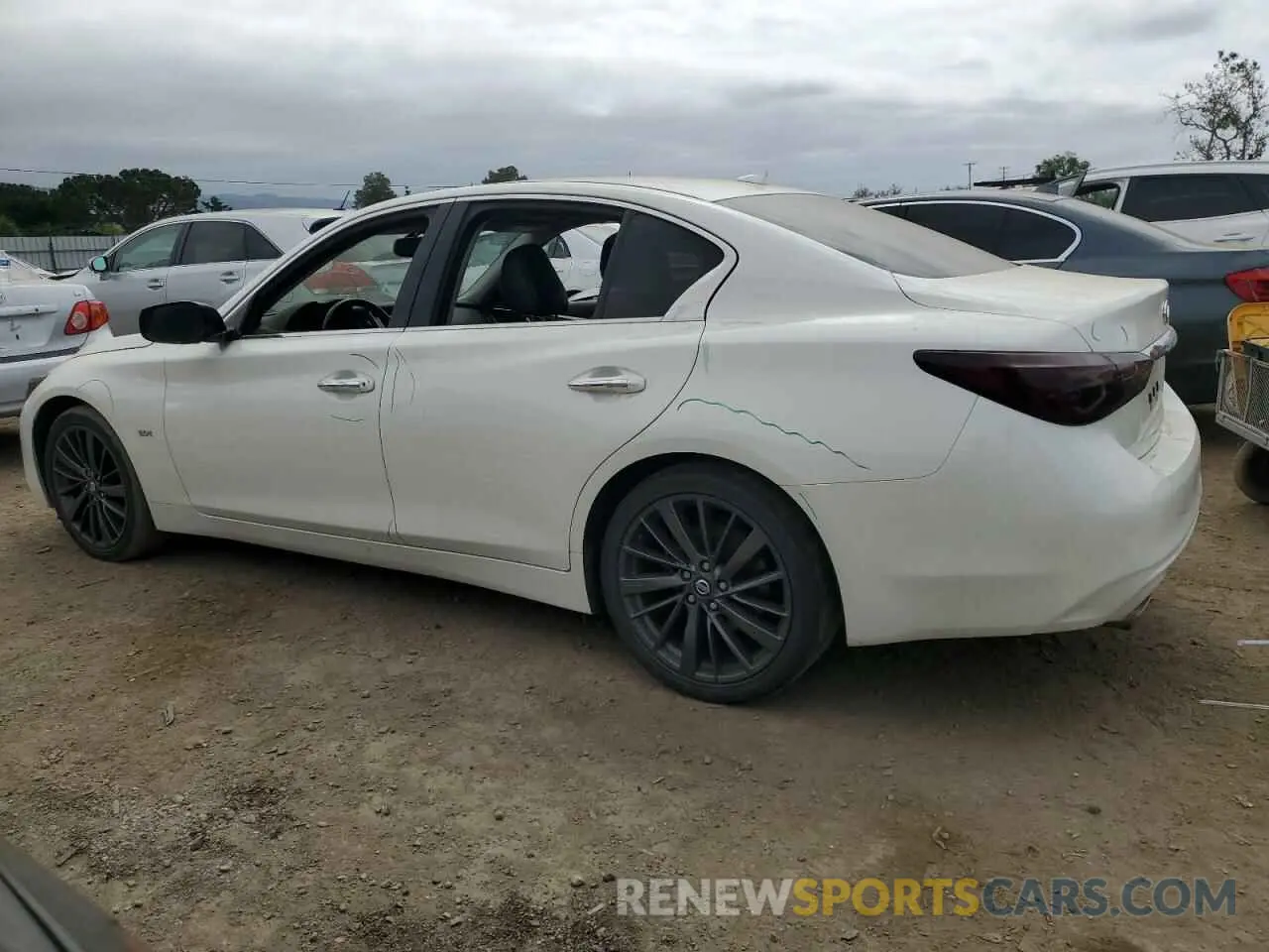 2 Photograph of a damaged car JN1EV7AP6KM516986 INFINITI Q50 2019