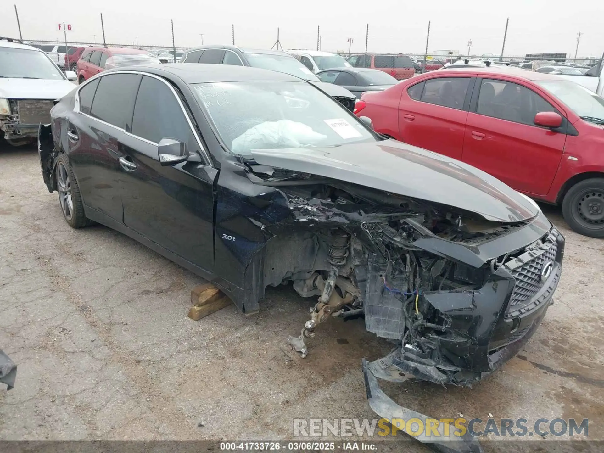 1 Photograph of a damaged car JN1EV7AP6KM540706 INFINITI Q50 2019