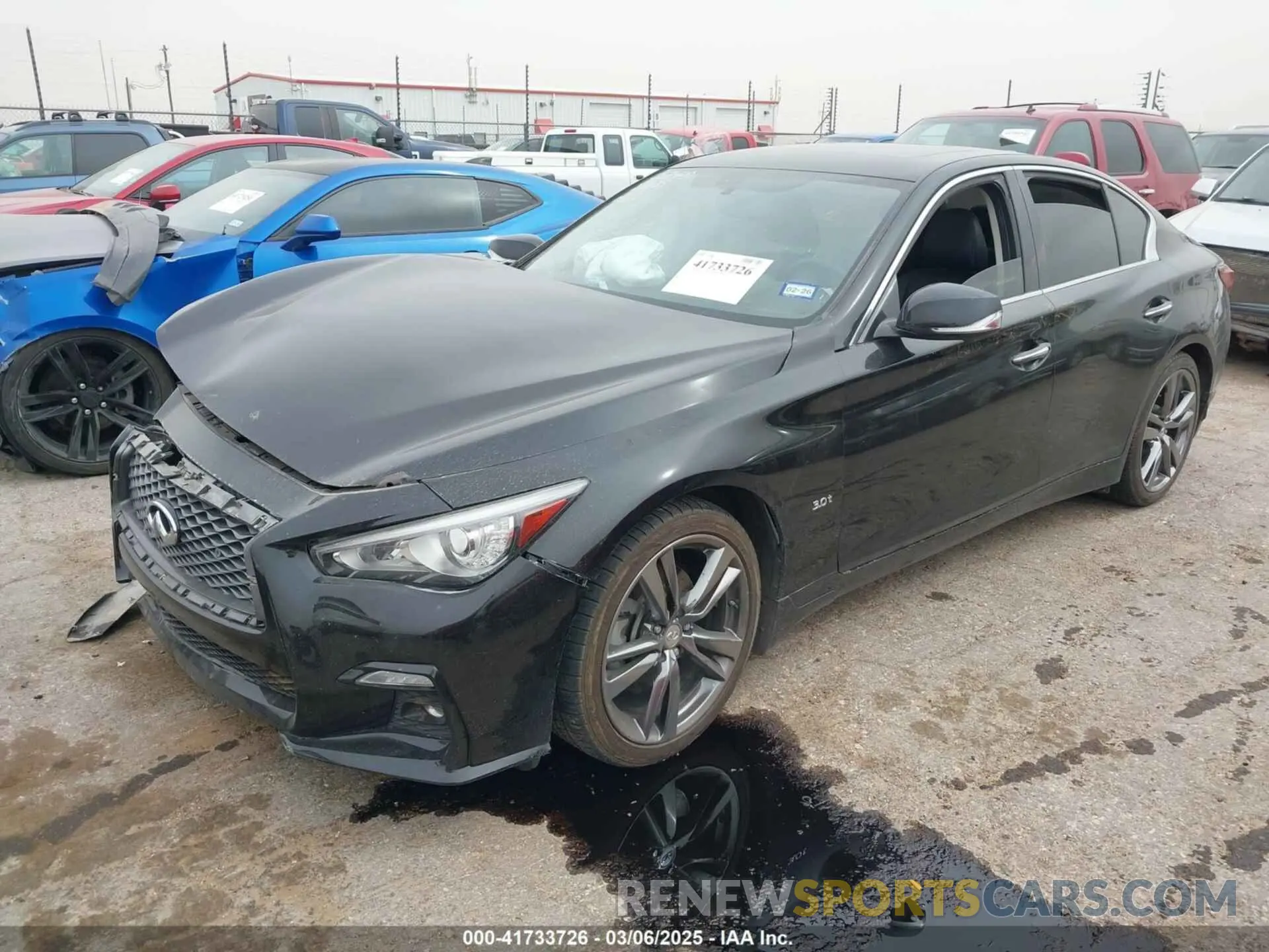 2 Photograph of a damaged car JN1EV7AP6KM540706 INFINITI Q50 2019