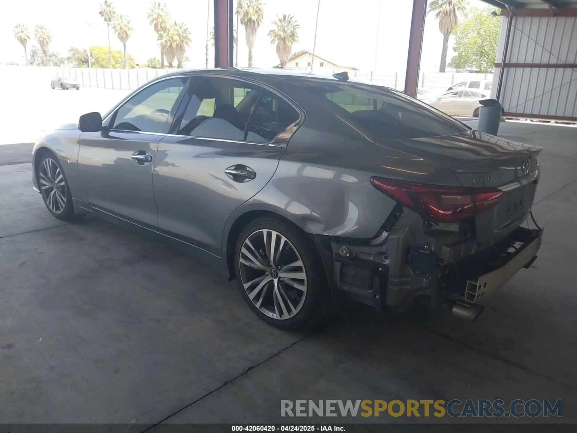 3 Photograph of a damaged car JN1EV7AP6KM541659 INFINITI Q50 2019