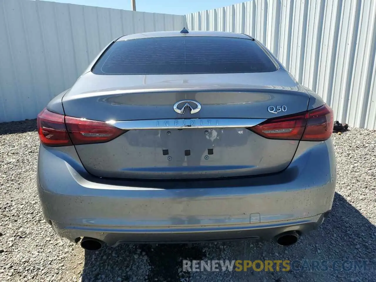 6 Photograph of a damaged car JN1EV7AP6KM543685 INFINITI Q50 2019