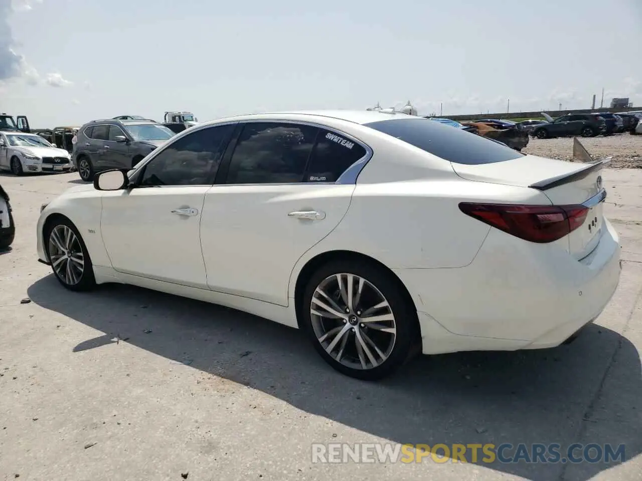 2 Photograph of a damaged car JN1EV7AP7KM514843 INFINITI Q50 2019