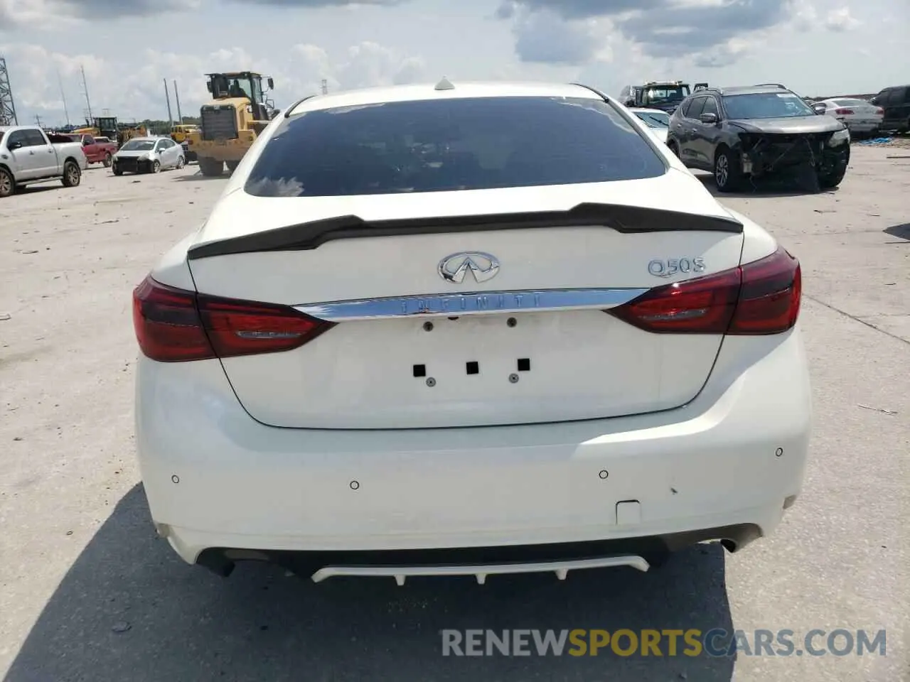 6 Photograph of a damaged car JN1EV7AP7KM514843 INFINITI Q50 2019