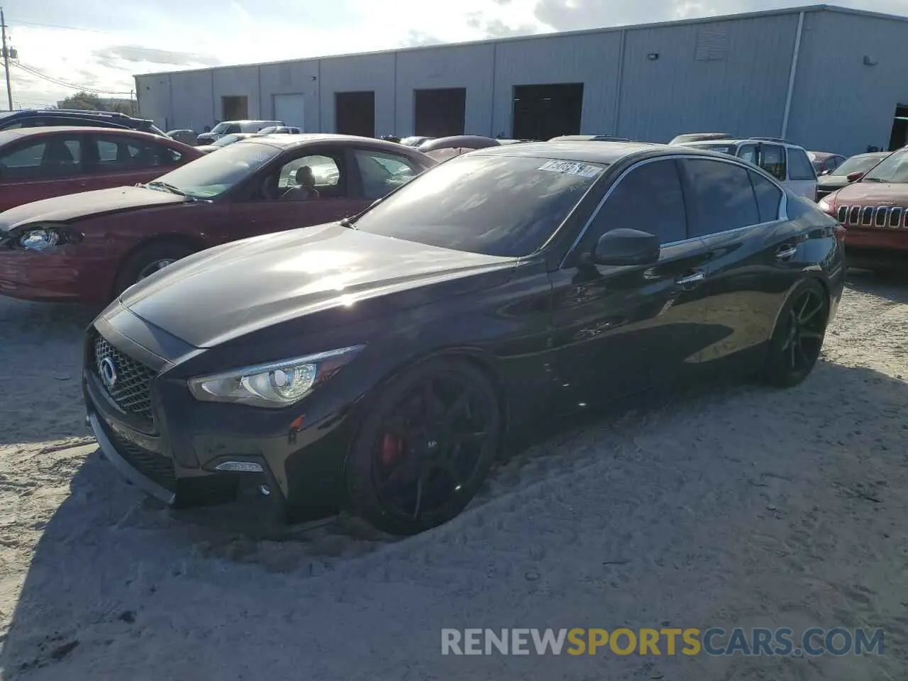 1 Photograph of a damaged car JN1EV7AP7KM515670 INFINITI Q50 2019