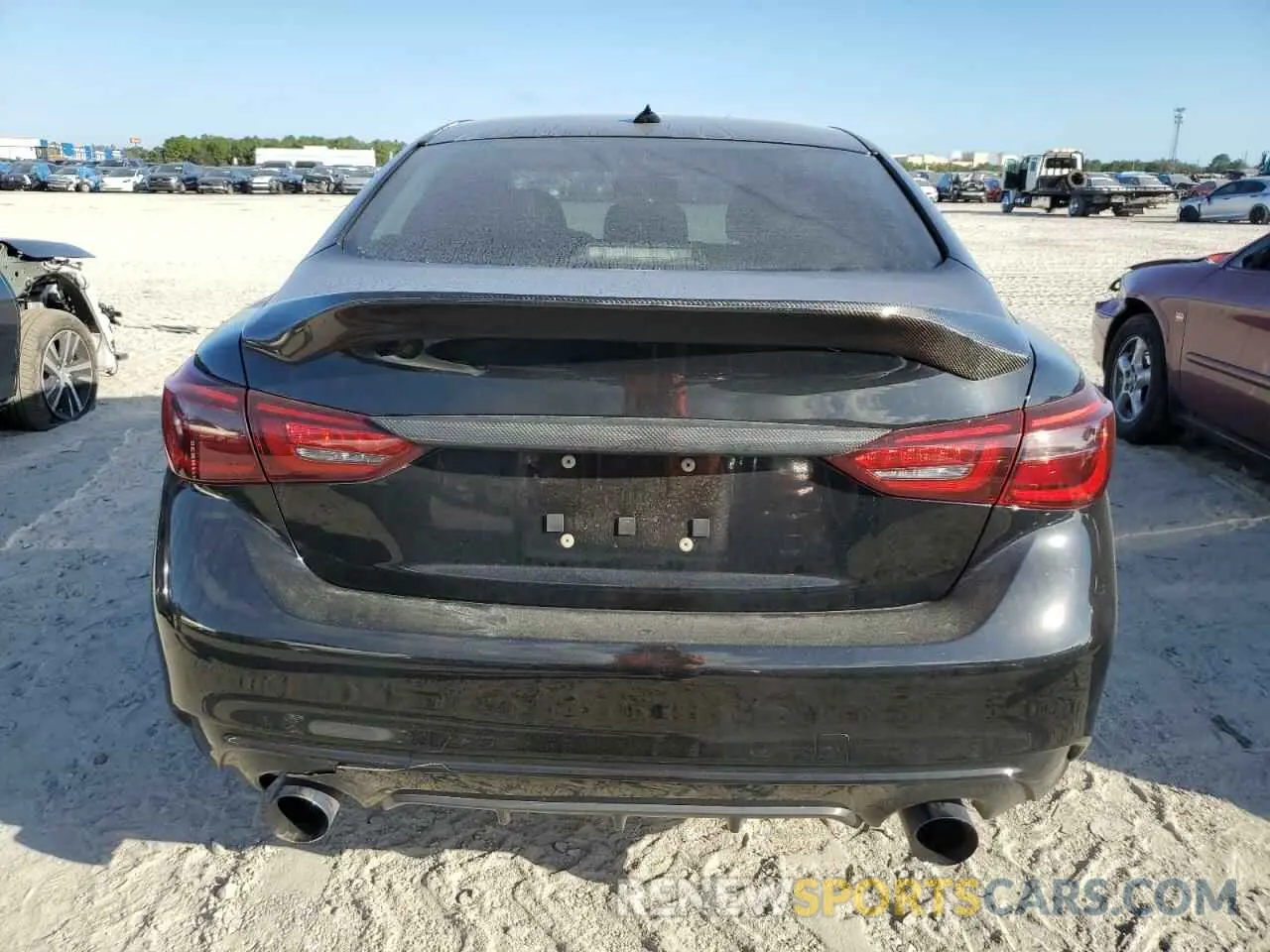 6 Photograph of a damaged car JN1EV7AP7KM515670 INFINITI Q50 2019