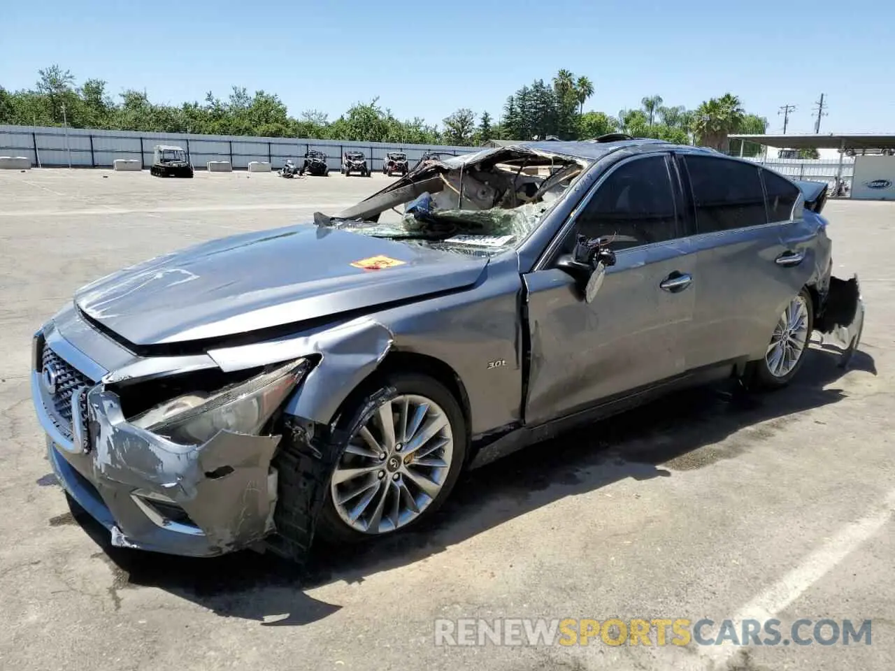 1 Photograph of a damaged car JN1EV7AP7KM517239 INFINITI Q50 2019