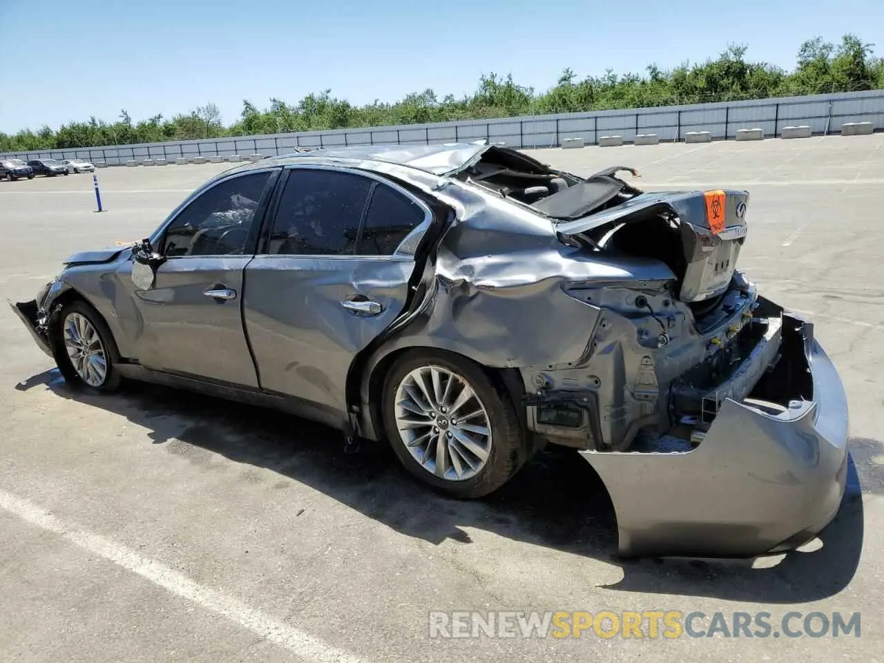 2 Photograph of a damaged car JN1EV7AP7KM517239 INFINITI Q50 2019