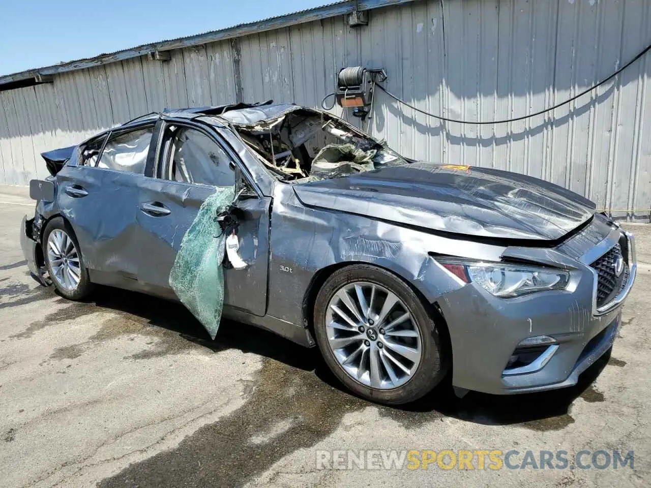 4 Photograph of a damaged car JN1EV7AP7KM517239 INFINITI Q50 2019