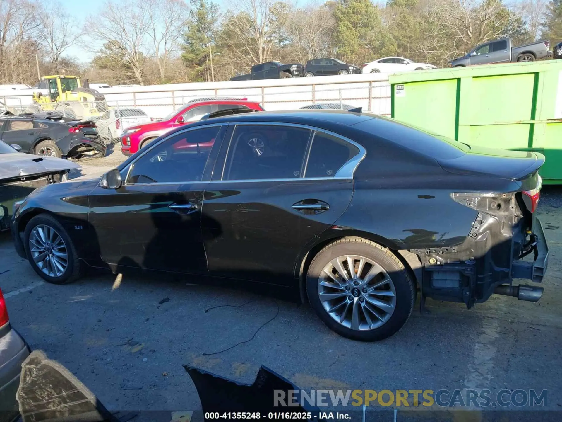 15 Photograph of a damaged car JN1EV7AP7KM518181 INFINITI Q50 2019