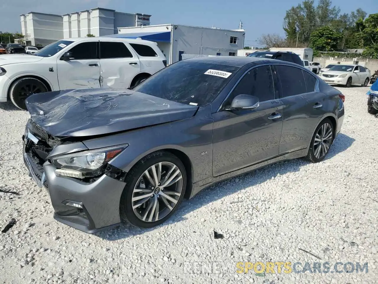 1 Photograph of a damaged car JN1EV7AP7KM519508 INFINITI Q50 2019