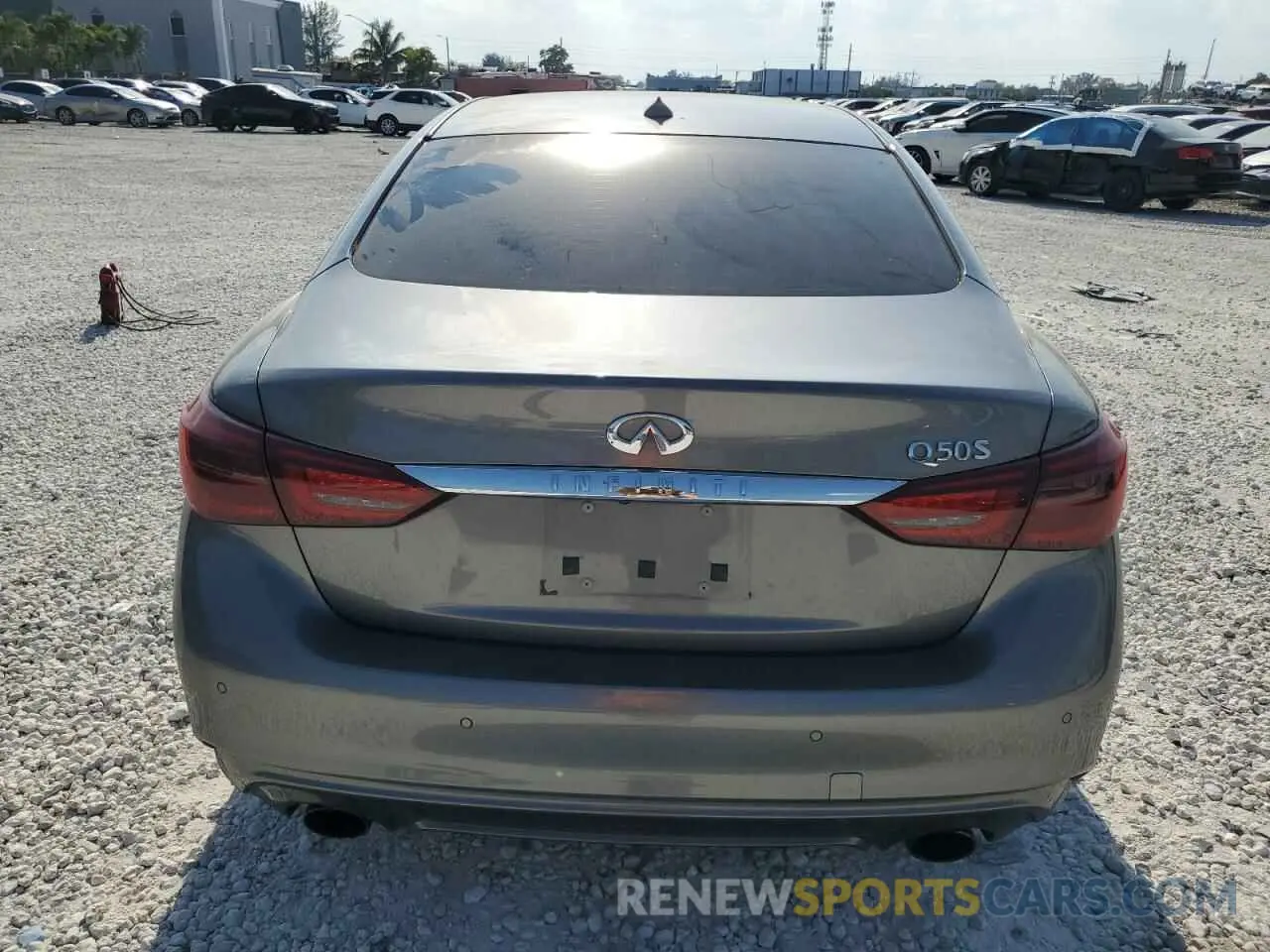 6 Photograph of a damaged car JN1EV7AP7KM519508 INFINITI Q50 2019