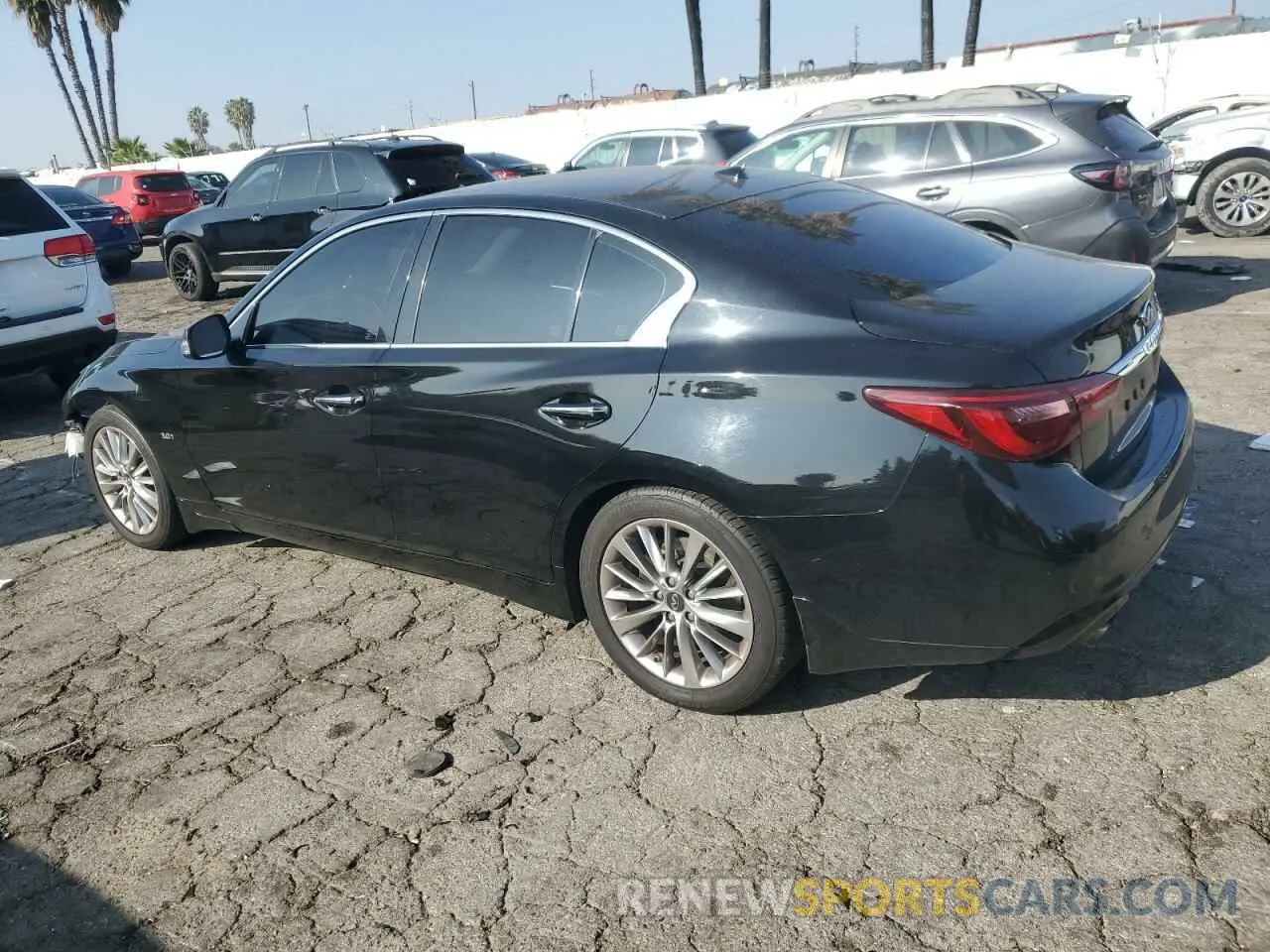 2 Photograph of a damaged car JN1EV7AP8KM510123 INFINITI Q50 2019