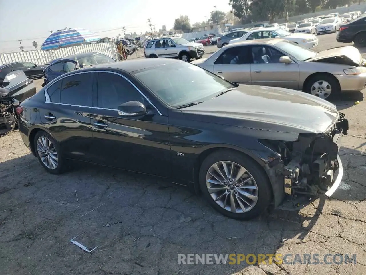 4 Photograph of a damaged car JN1EV7AP8KM510123 INFINITI Q50 2019