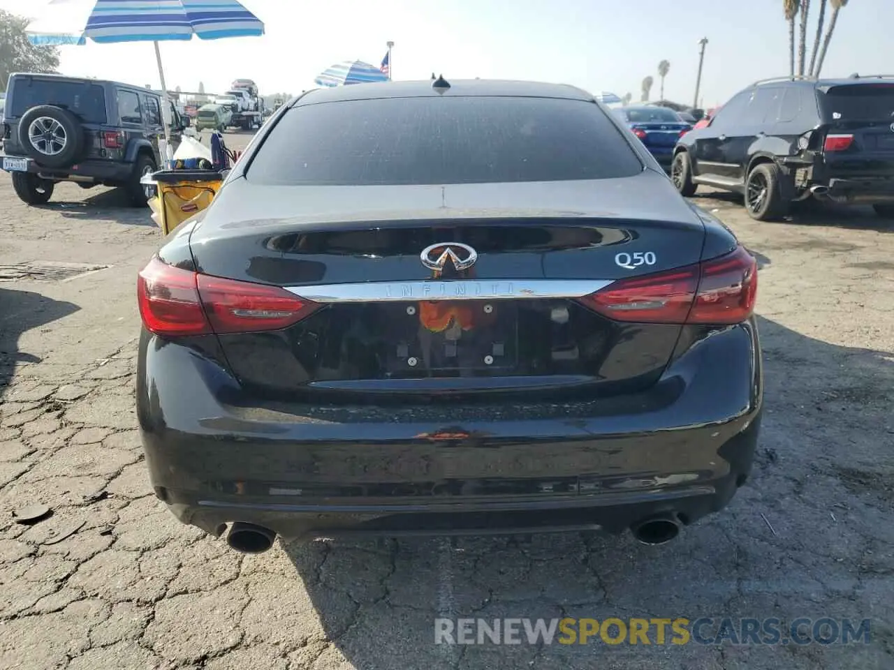 6 Photograph of a damaged car JN1EV7AP8KM510123 INFINITI Q50 2019