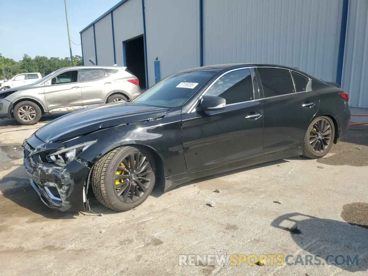 1 Photograph of a damaged car JN1EV7AP8KM514835 INFINITI Q50 2019