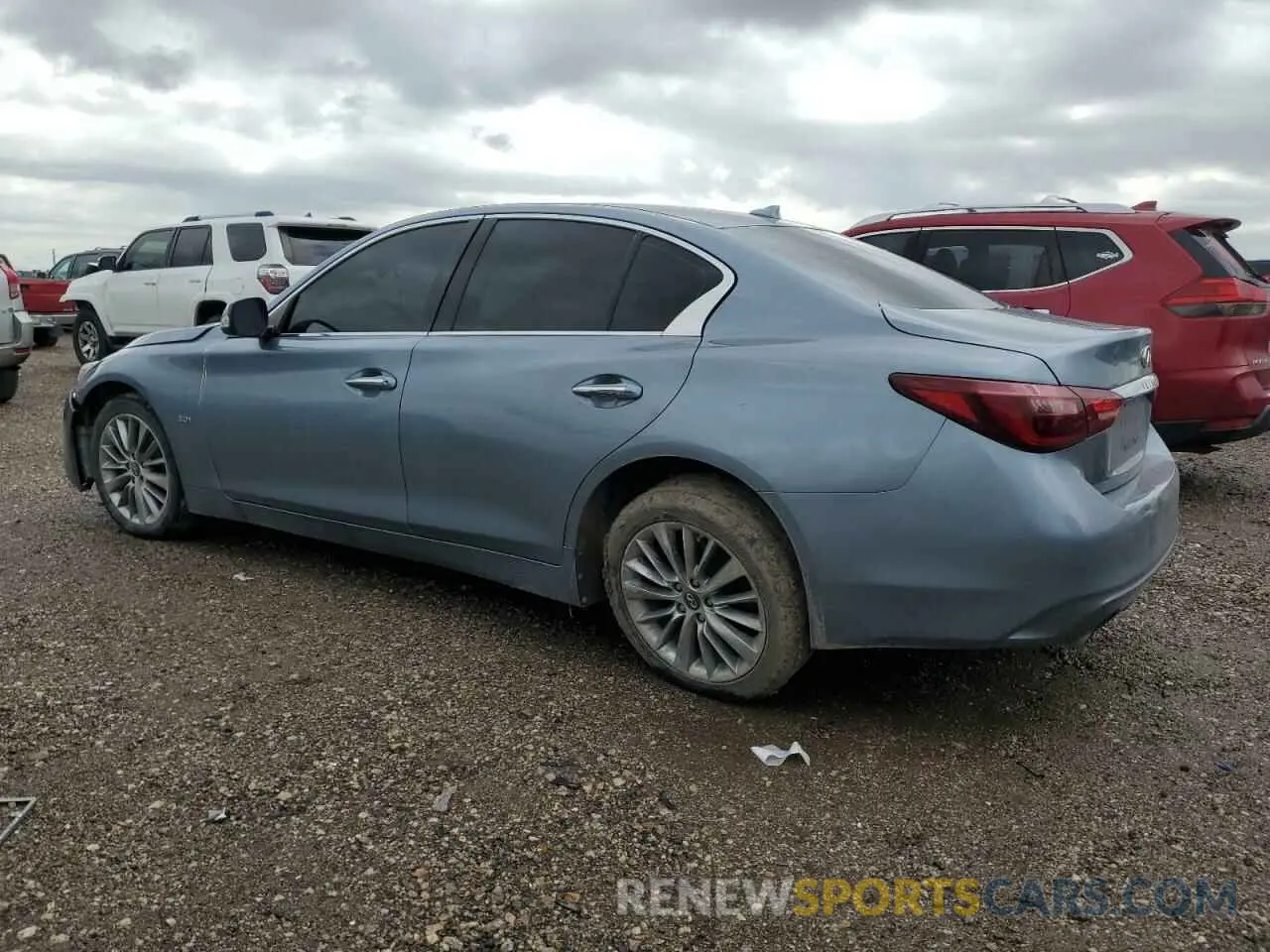 2 Photograph of a damaged car JN1EV7AP8KM515953 INFINITI Q50 2019