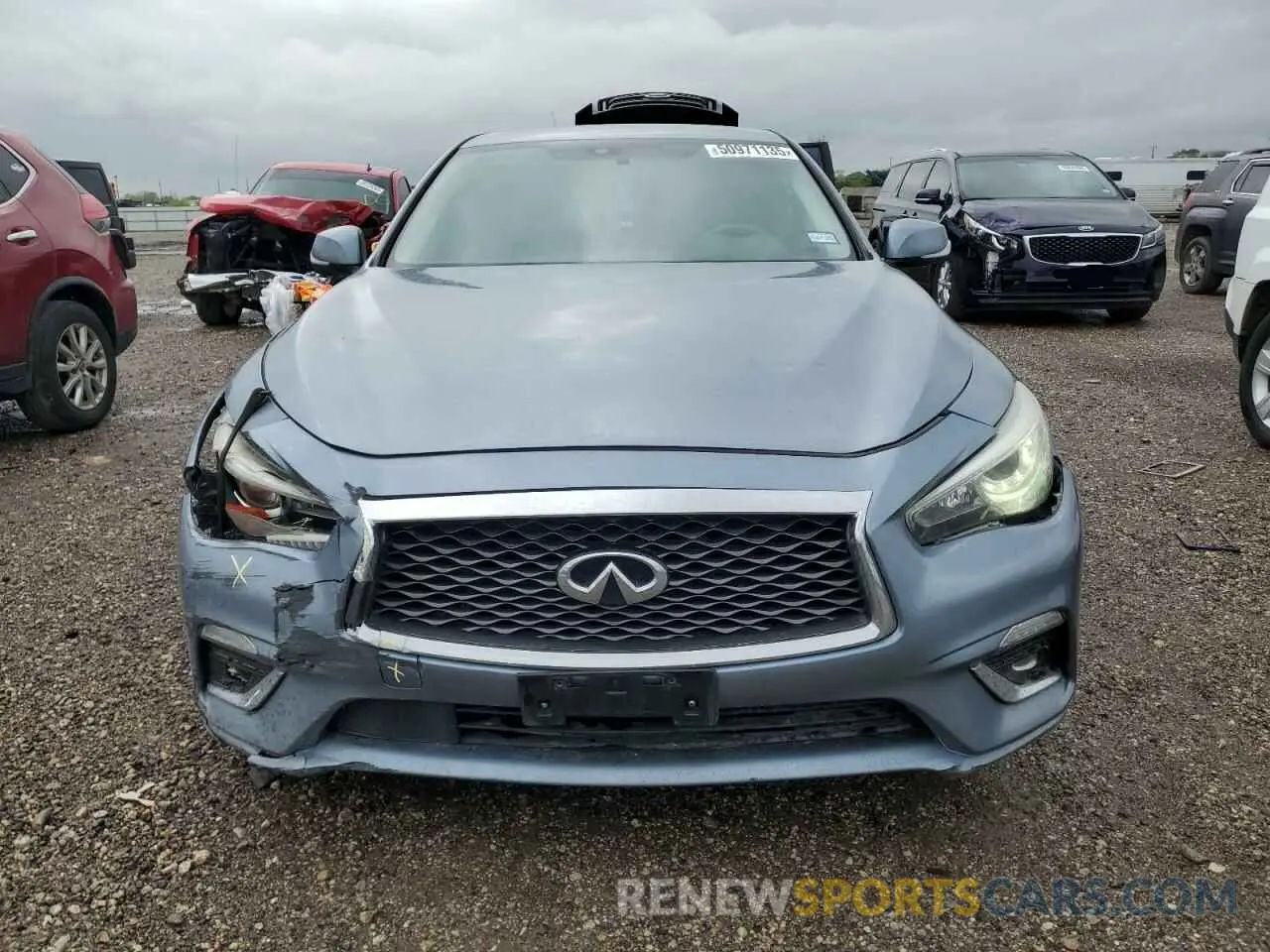 5 Photograph of a damaged car JN1EV7AP8KM515953 INFINITI Q50 2019