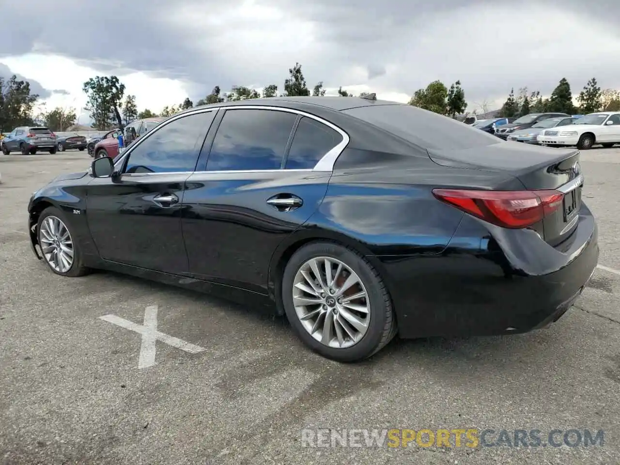 2 Photograph of a damaged car JN1EV7AP8KM540352 INFINITI Q50 2019